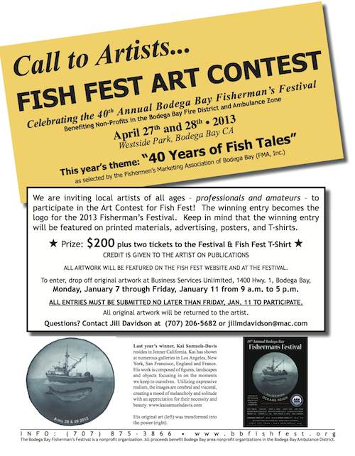 Call For Art – Bodega Bay Fisherman’s Festival