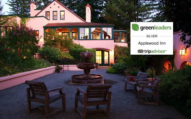 Applewood Inn Awarded TripAdvisor® GreenLeader™ Status